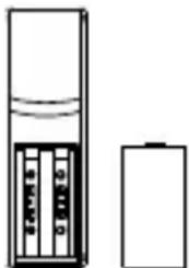 TECHNOLINE WS 9140 - HOW TO INSTALL AND REPLACE BATTERIES IN THE TEMPERATURE TRANSMITTER - 1