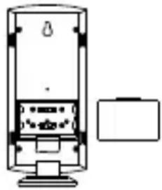 TECHNOLINE WS 9140 - HOW TO INSTALL AND REPLACE BATTERIES IN THE TEMPERATURE STATION - 1
