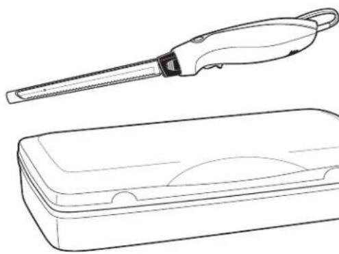 HAMILTON BEACH 74250R - Electric Knife Couteau electrique Cuchillo electrico - 1