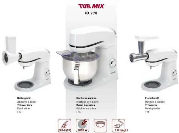 Turmix CX 970 - Mécanismes de sécurité intégrés - 1