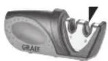 GRAEF Piccolo - Aiguiseur de couteaux compact piccolo à 2 phases Un tranchant supérieur et un affûtage durable! - 2