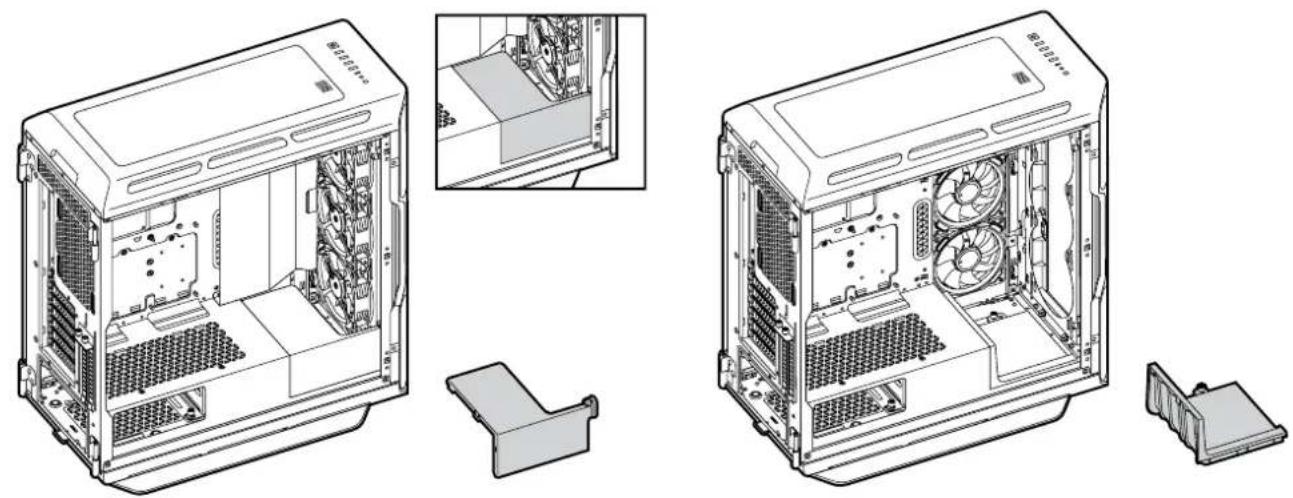CORSAIR iCUE 5000T RGB - INSTALLAZIONE DELLA COPERTURA ALIMENTATORE - 1