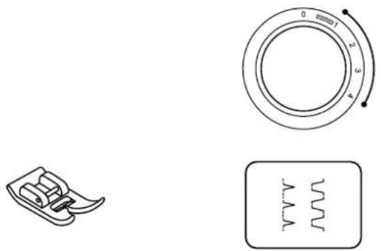 VERITAS Laura - EN Sewing with the hemmer foot - 1