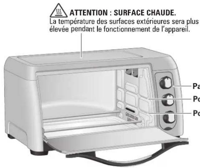 HAMILTON BEACH Quantum Air Fry 31350 - Pièces et caractéristiques - 1