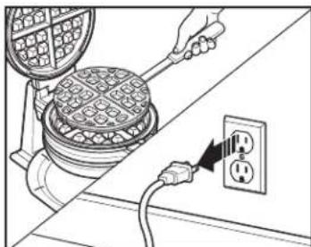 HAMILTON BEACH 26201 - How to Make a Single Waffle - 6
