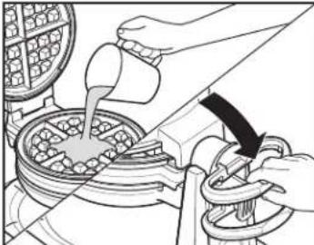 HAMILTON BEACH 26201 - How to Make Two Waffles - 3