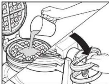 HAMILTON BEACH 26201 - How to Make a Single Waffle - 3