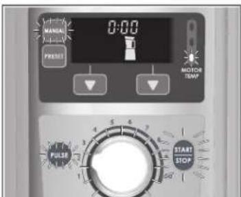MANNER PRESIST 0:00 PULSE START STOP