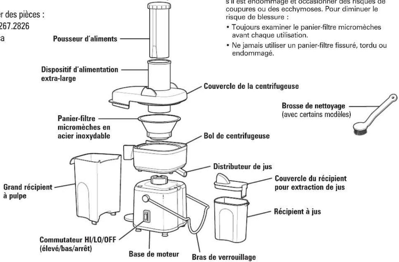HAMILTON BEACH 67840 - Pièces et caractéristiques - 1