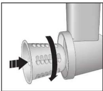 HAMILTON BEACH 63247 - How to Attach Slicer/Shredder Accessory (cont.) - 3