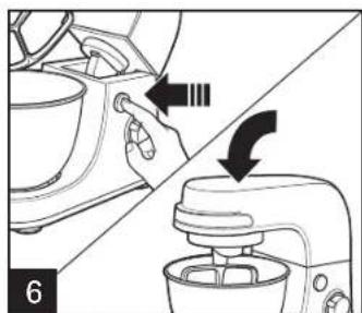 HAMILTON BEACH 63387 - WARNING Cut and Crush Hazard. - 5