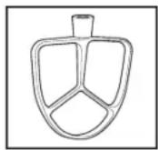 HAMILTON BEACH 63387 - Flat Beater Tips - 1