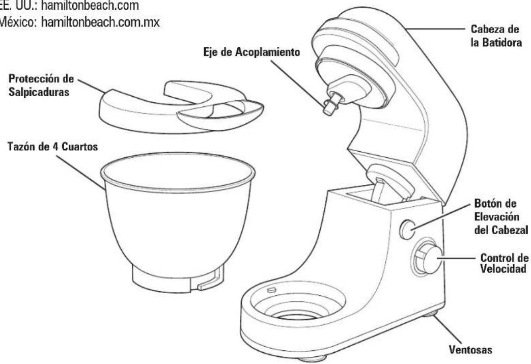 HAMILTON BEACH 63387 - Partes y Caracteristicas - 1