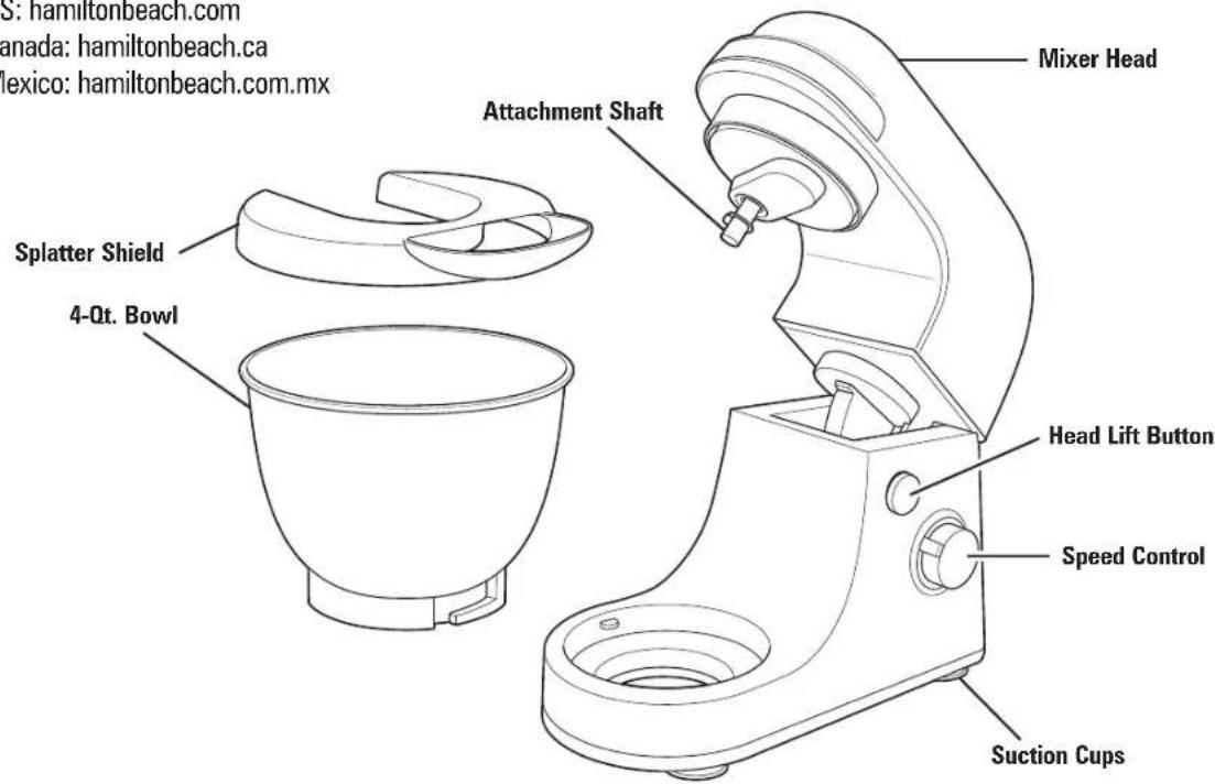 HAMILTON BEACH 63386 - Parts and Features - 2