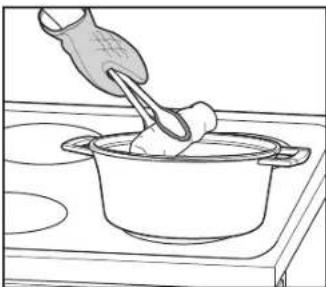 HAMILTON BEACH Set ’n Forget 33961 - Comment saisir dans le pot allant sur une table de cuisson - 3