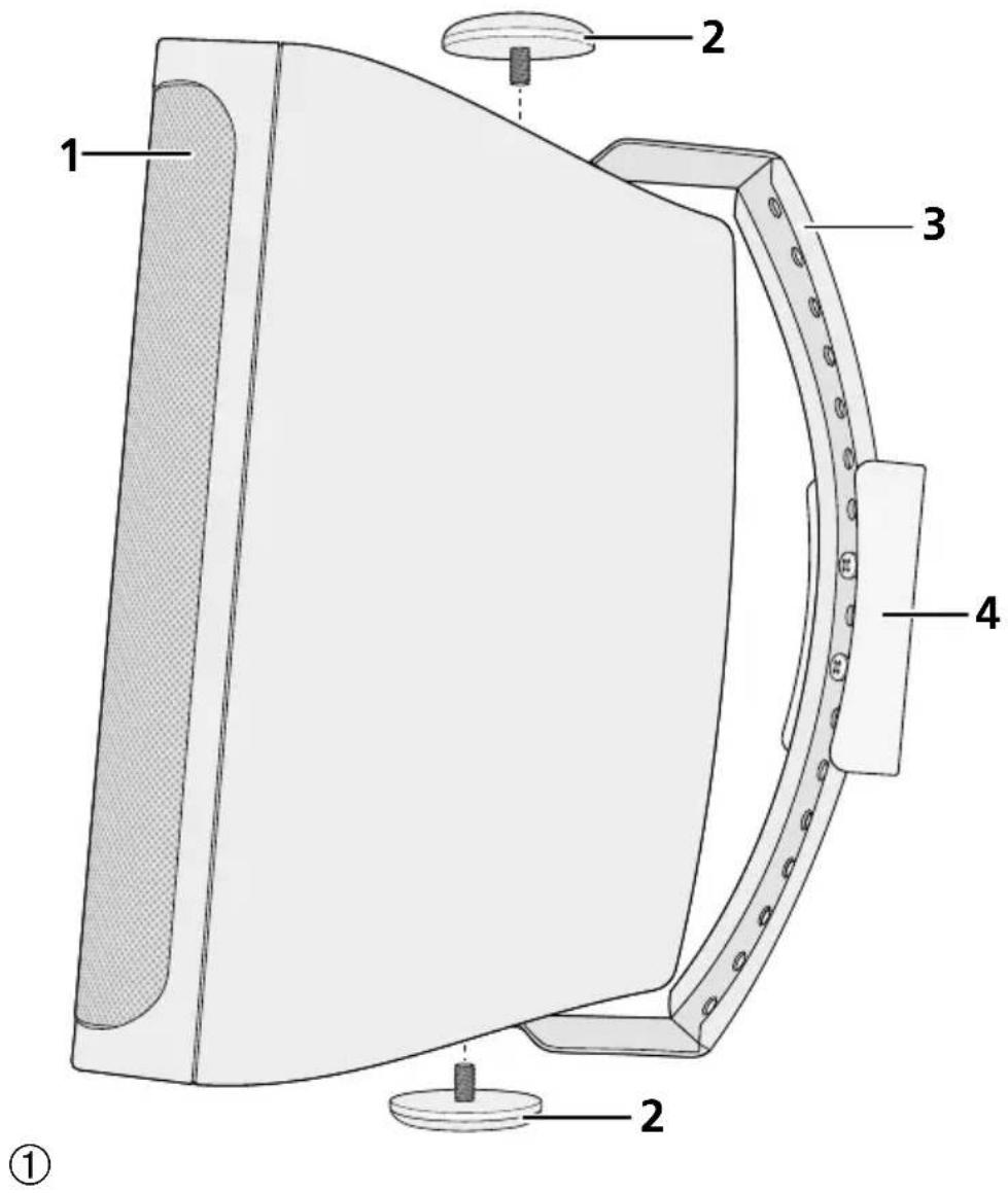 Monacor WALL05DTMWS - WALL-05DTM/WS - 1