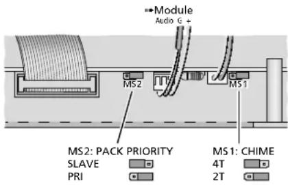 Monacor PA2400RC - Keuze van de gongmelodie - 1