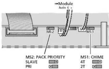 Monacor PA2400RC - Selecting the Chime Melody - 1