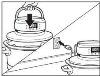 HAMILTON BEACH 33602 - Air Fry Lid has 4 Modes: - 3