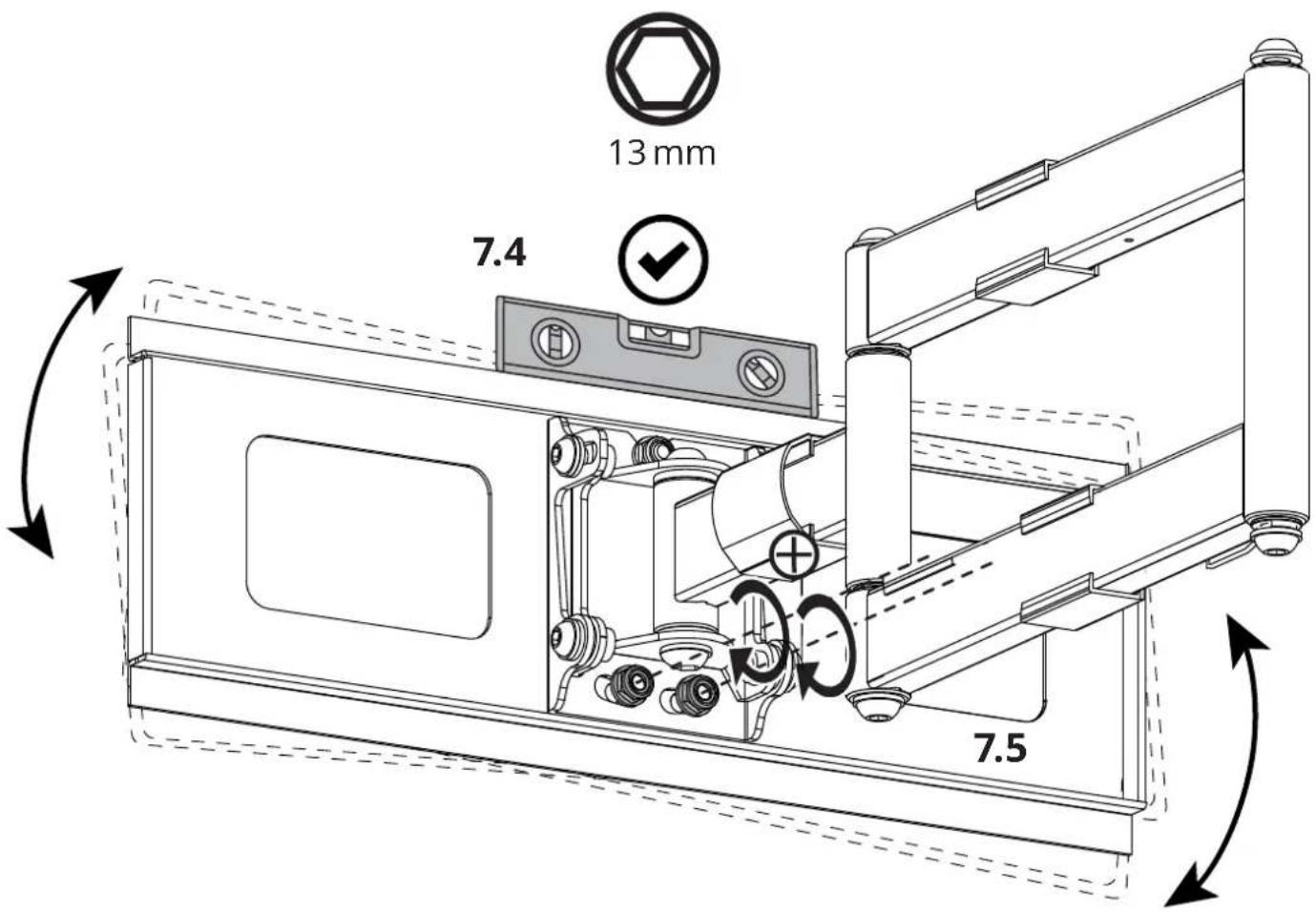 Kanto R300 - Attach TV Plate Attachez la plaque de télèviseur Fije la placa de televisor - 2