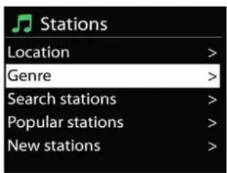 Soundmaster IR3200 - Station list - 1