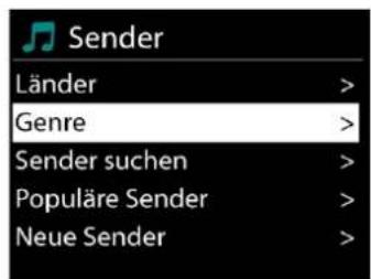 Soundmaster IR3200 - - Senderliste - 1