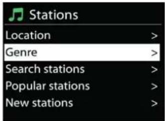 Soundmaster IR3200 - - Stationsliste - 1