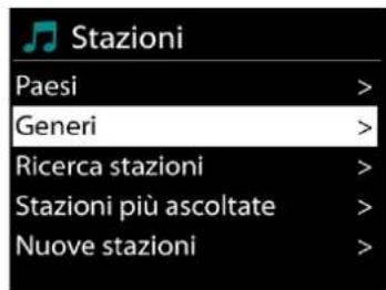 Soundmaster IR3200 - - Elenco stazioni - 1