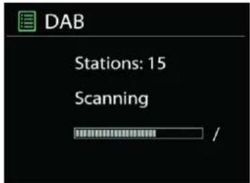 Soundmaster IR3200 - - Hledáni stanic - 1