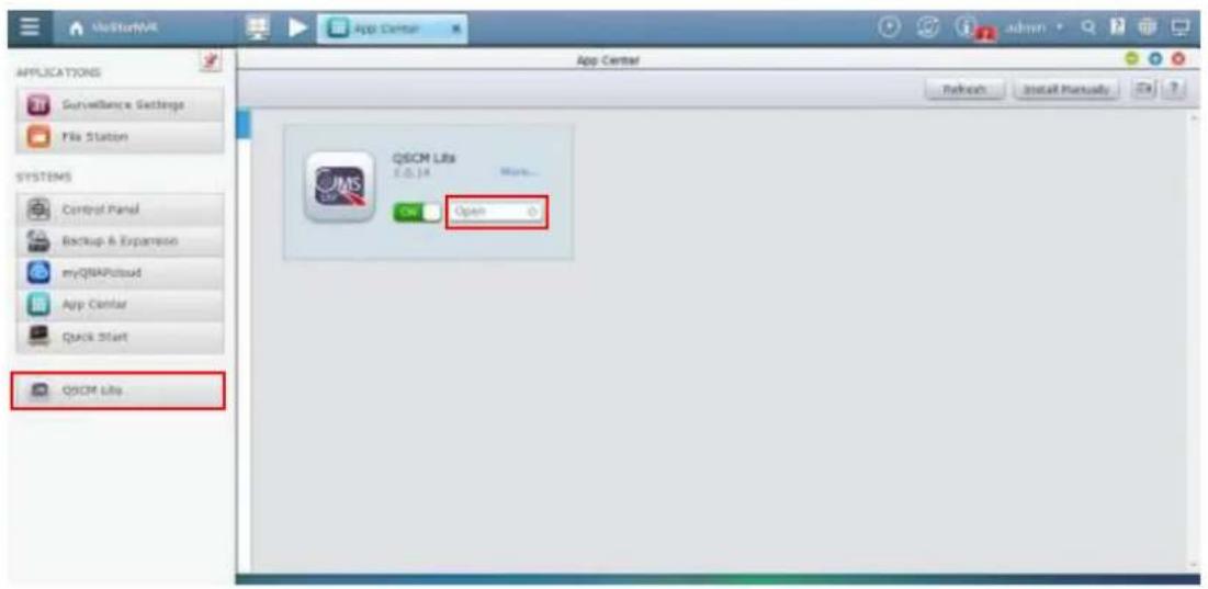 QNAP VS6120 Pro+ - Comment faire pour utiliser QSCM Lite sur un PC client NVR - 3