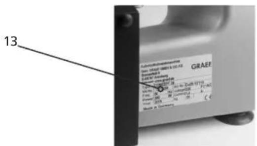 GRAEF Concept 30S - Komponent betegnelse - 4