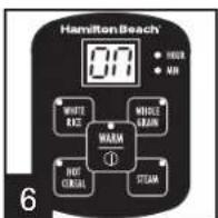HAMILTON BEACH 37518 - How to Steam Food - 5