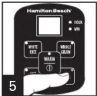 HAMILTON BEACH 37518 - ADVERTENCIA - 4