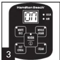 HAMILTON BEACH 37518 - Avertissement risque de choc électrique. - 3