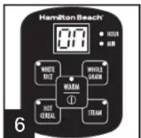HAMILTON BEACH 37518 - Cuisson des aliments à la vapeur - 5