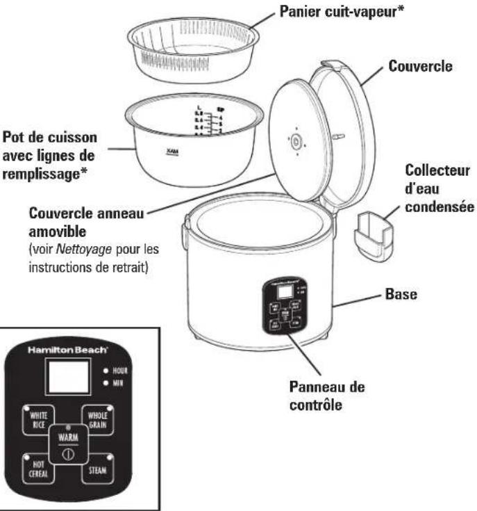 HAMILTON BEACH 37519 - Pièces et caractéristiques - 8