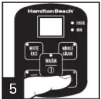 HAMILTON BEACH 37519 - ADVERTENCIA - 2