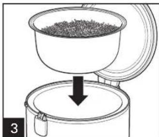 HAMILTON BEACH Digital Simplicity 37548 - RICE MEASURING CUP INFORMATION - 3