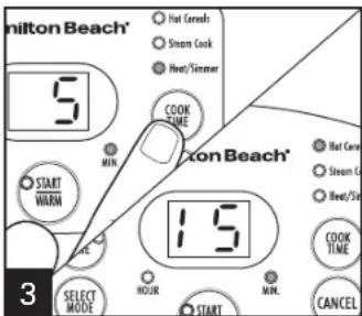 HAMILTON BEACH Digital Simplicity 37548 - Cuisson/Mijotage - 3