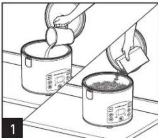HAMILTON BEACH Digital Simplicity 37548 - How to Heat/Simmer - 1