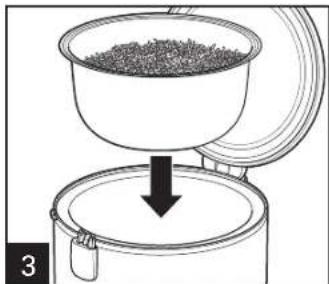 HAMILTON BEACH Digital Simplicity 37548 - RICE MEASURING CUP INFORMATION - 3