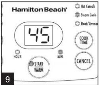 HAMILTON BEACH Digital Simplicity 37548 - Cuisson à la vapeur des aliments pendant la cuisson du riz (suite) - 4