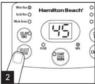 HAMILTON BEACH Digital Simplicity 37548 - How to Set Delay Start Time - 2