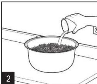 HAMILTON BEACH Digital Simplicity 37548 - RICE MEASURING CUP INFORMATION - 2