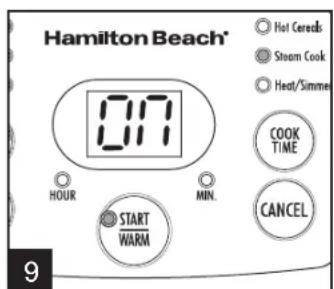 HAMILTON BEACH Digital Simplicity 37548 - Cuisson des aliments à la vapeur (suite) - 1