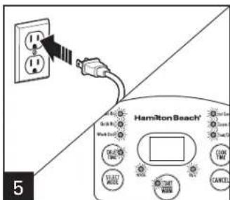 HAMILTON BEACH Digital Simplicity 37548 - RICE MEASURING CUP INFORMATION - 5
