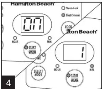 HAMILTON BEACH Digital Simplicity 37548 - Cuisson/Mijotage - 4