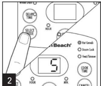 HAMILTON BEACH Digital Simplicity 37548 - Cuisson des céréales chaudes - 2