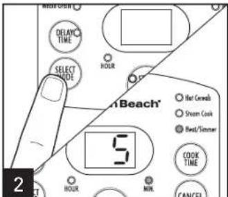 HAMILTON BEACH Digital Simplicity 37548 - How to Heat/Simmer - 2