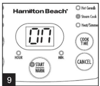 HAMILTON BEACH Digital Simplicity 37548 - Cómo Cocinar Alimentos a Vapor (cont.) - 1